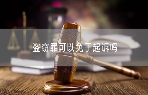 盗窃罪可以免于起诉吗