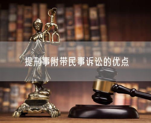 提刑事附带民事诉讼的优点