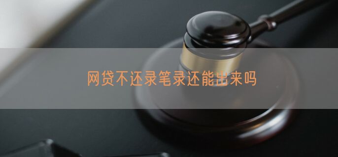 网贷不还录笔录还能出来吗