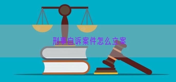 刑事自诉案件怎么立案