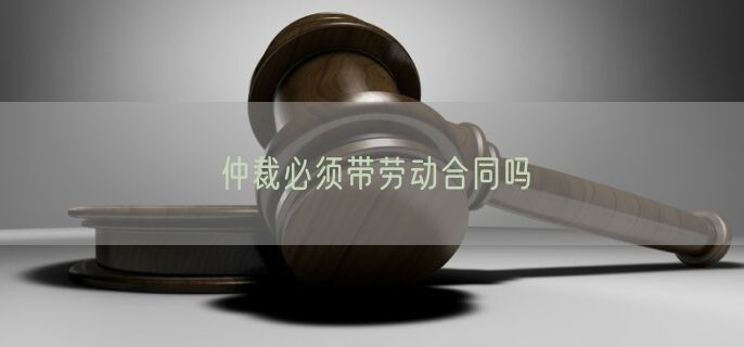 仲裁必须带劳动合同吗