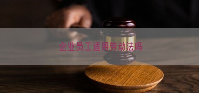 企业员工适用劳动法吗