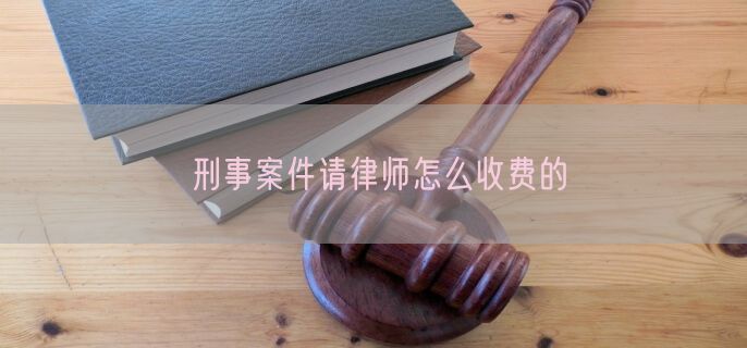 刑事案件请律师怎么收费的