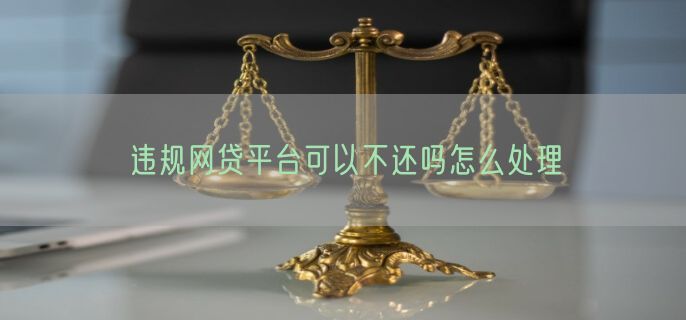 违规网贷平台可以不还吗怎么处理