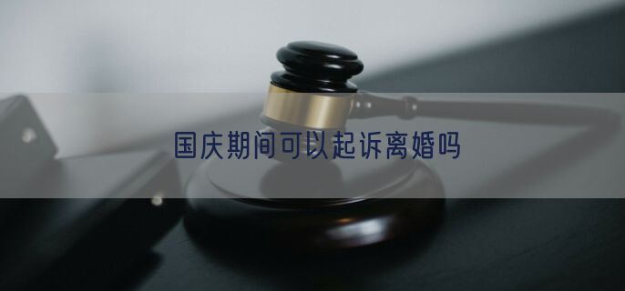 国庆期间可以起诉离婚吗