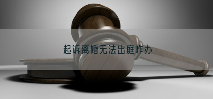 起诉离婚无法出庭咋办