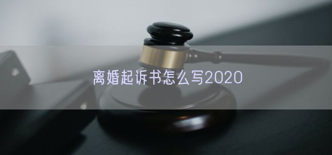 离婚起诉书怎么写2020