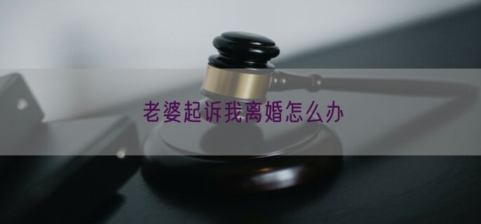 老婆起诉我离婚怎么办