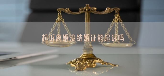 起诉离婚没结婚证能起诉吗