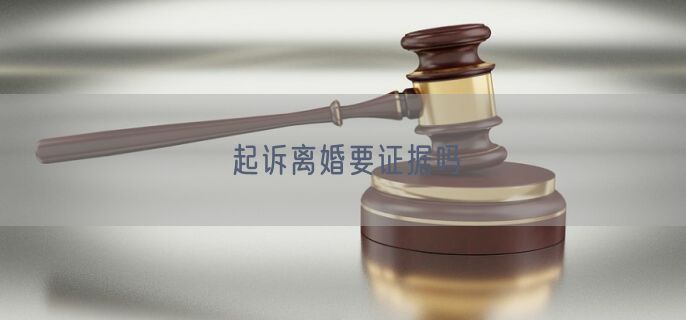 起诉离婚要证据吗