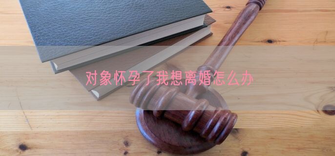 对象怀孕了我想离婚怎么办
