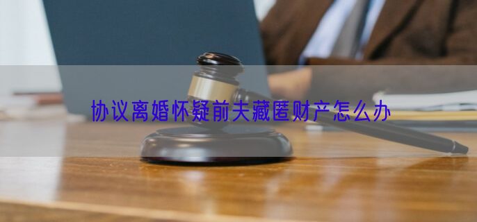 协议离婚怀疑前夫藏匿财产怎么办