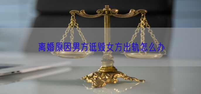 离婚原因男方诋毁女方出轨怎么办