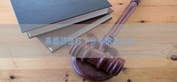 离婚前想打个分手炮怎么办